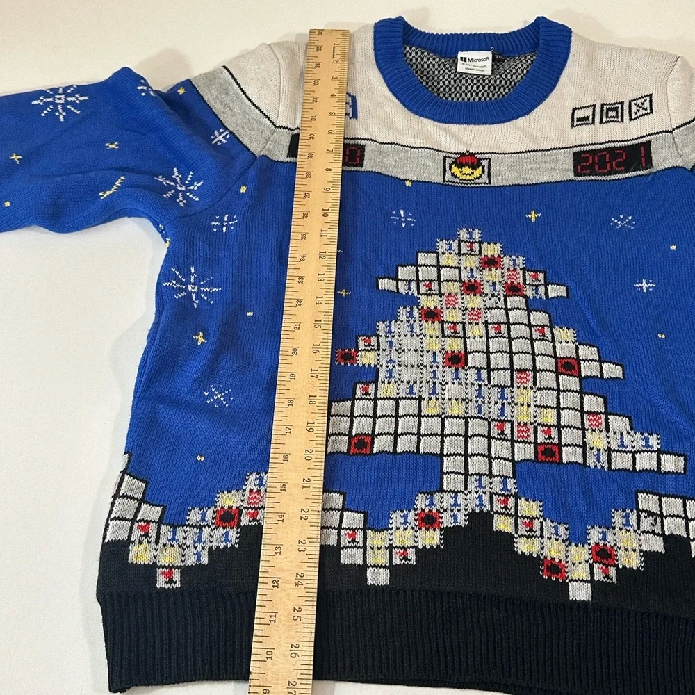 MICROSOFT RETRO MINESWEEPER CHRISTMAS SWEATER